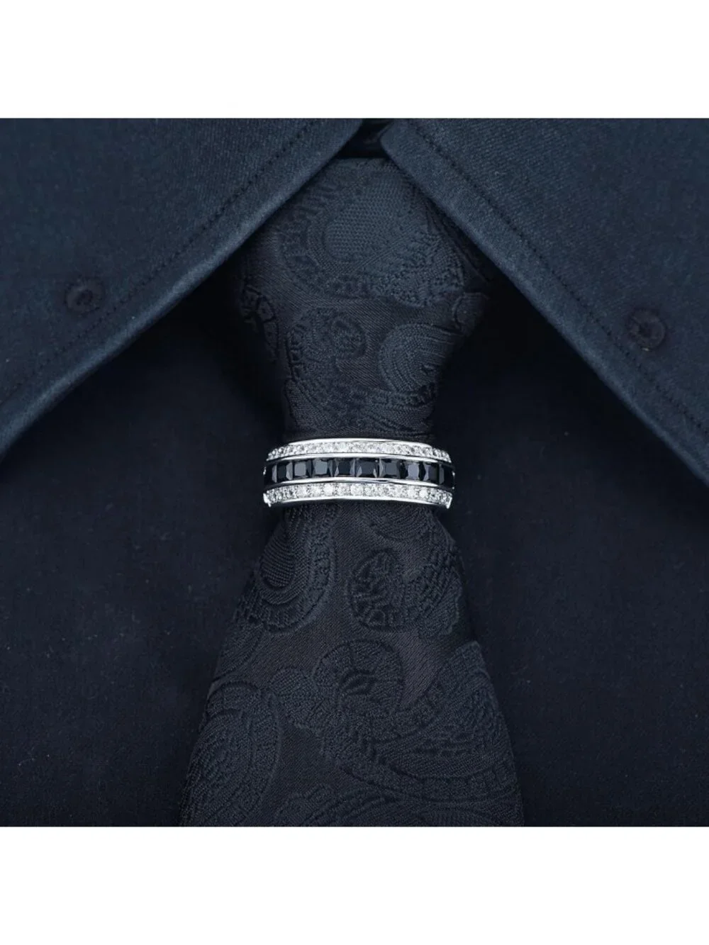 Luxurious Cubic Zirconia Cufflinks for Men - Elegant Wedding & Business